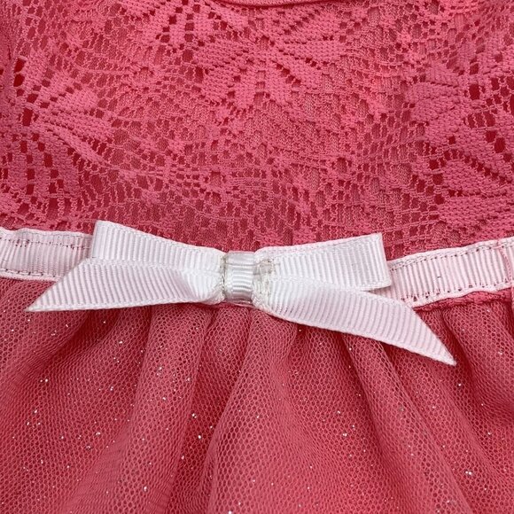 Duck Duck Goose Baby Girl Dress Pink 3-6M Sleeveless Crew Neck Button Closure - Picture 12 of 16